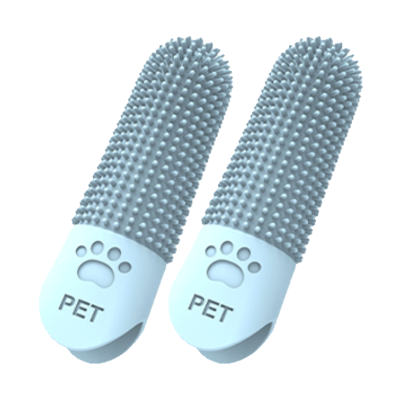 Easy Use Silicone Dog Toothbrush (2 Pack)