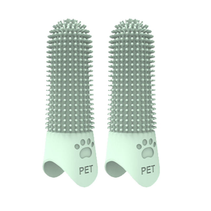 Easy Use Silicone Dog Toothbrush (2 Pack)