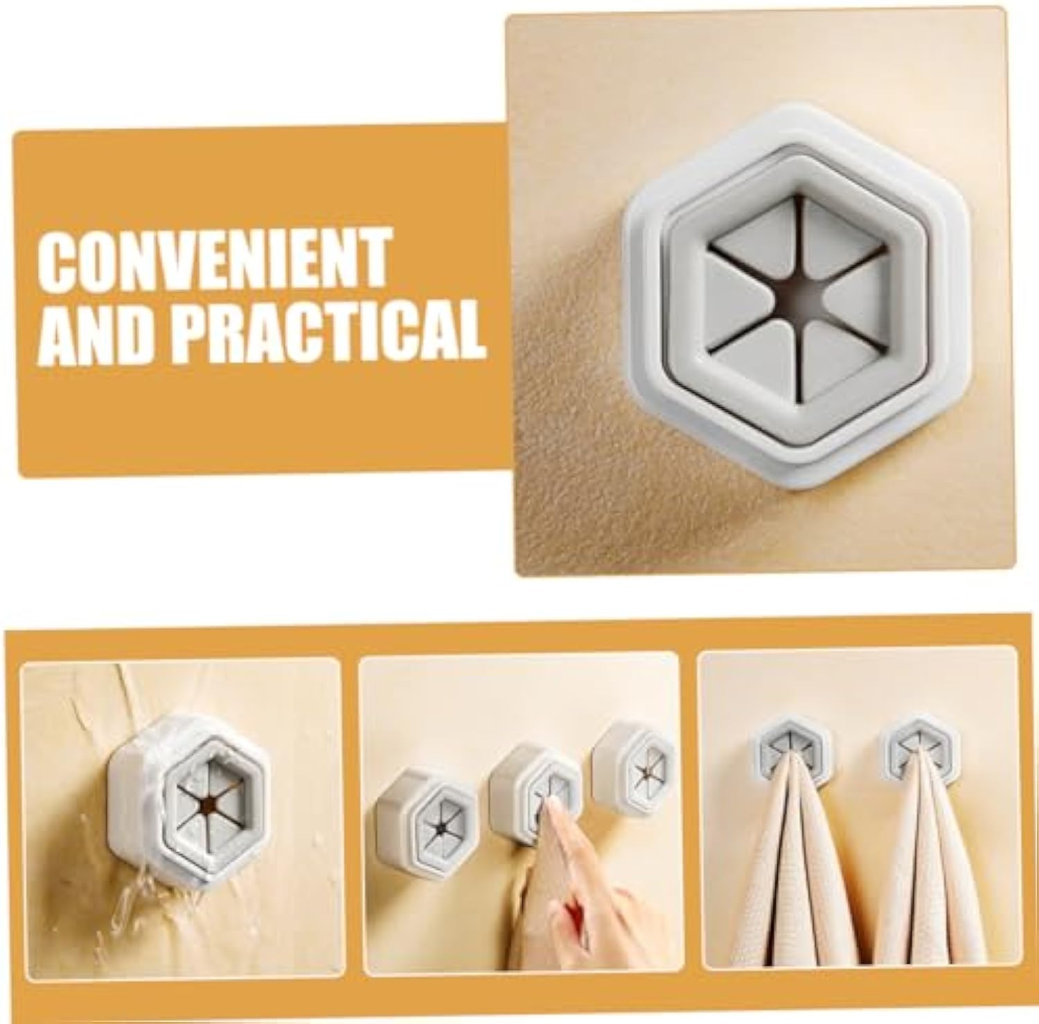 Adhesive Dish Towel Holder (4 Pack)