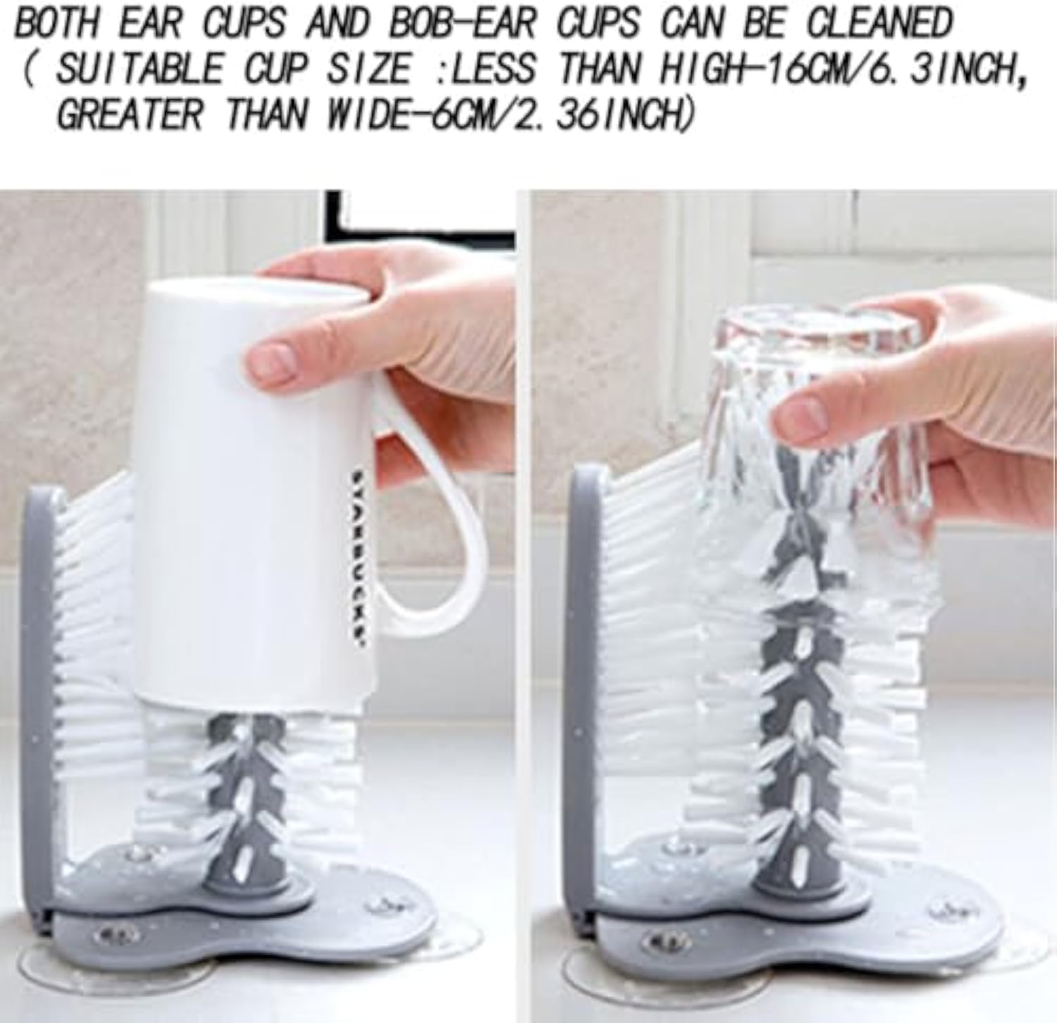 Multi-Angle Tumbler Cleaning Brush